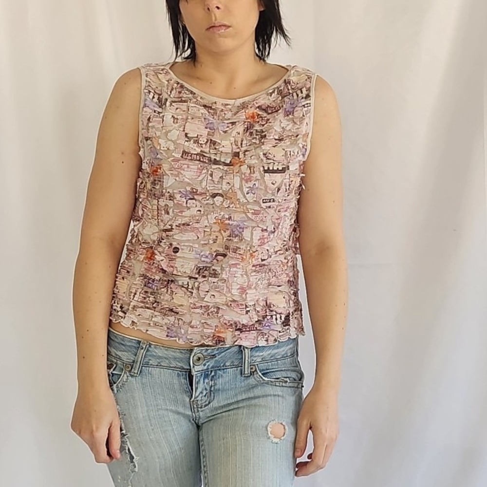 Y2K Sleeveless‎ Top